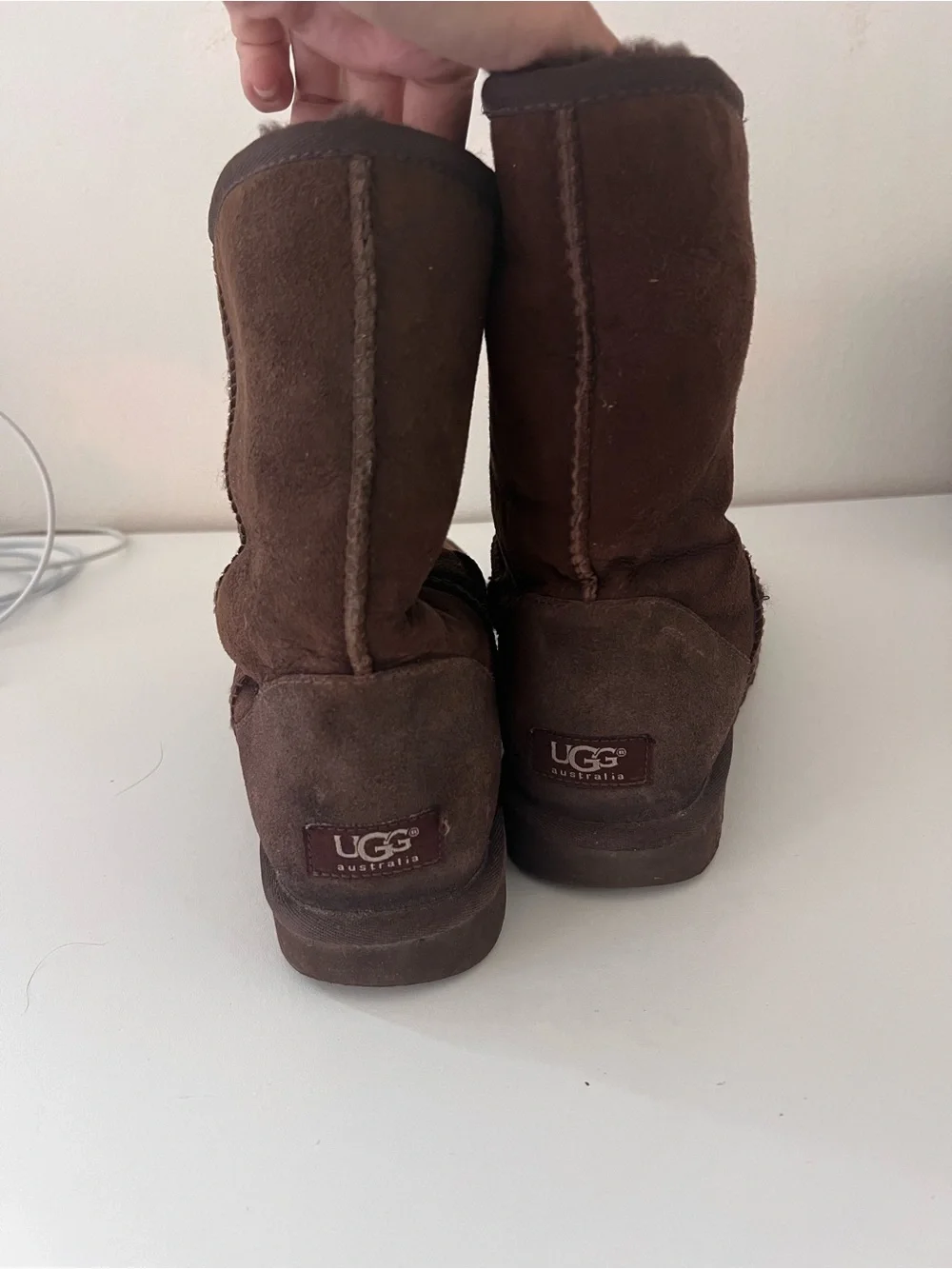 UGG Brown Suede Tall Classic Boots